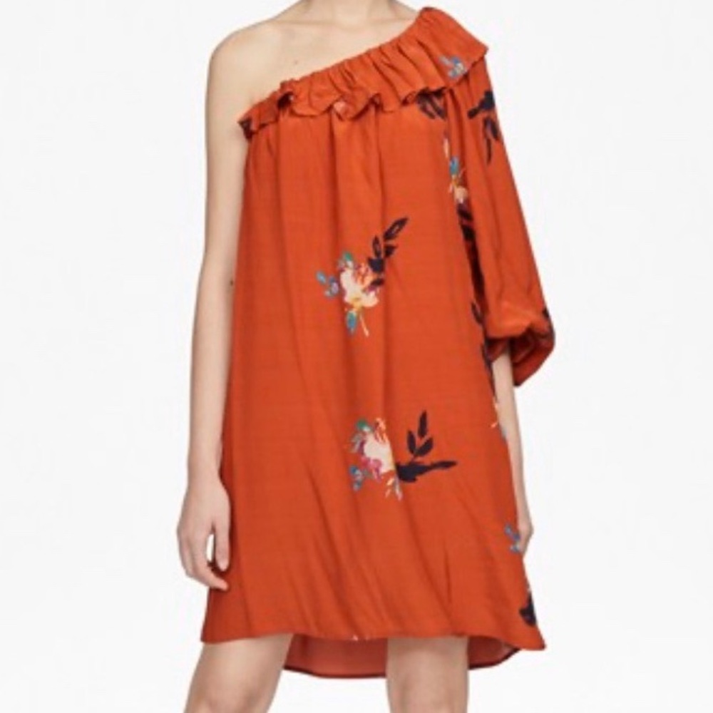 French Connection Delphine One-Shoulder Dress